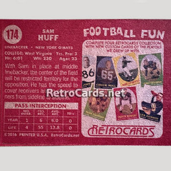 1958T New York Giants RetroCards Set