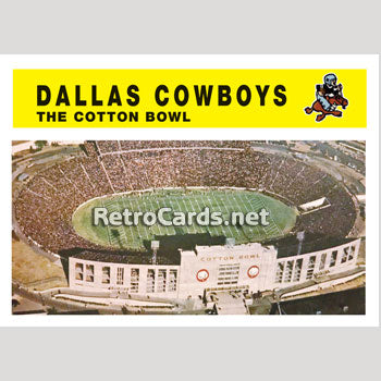 1960T Cotton Bowl Dallas Cowboys