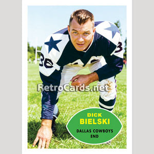 1960T Dick Bielski Dallas Cowboys