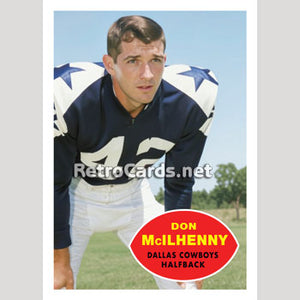 1960T Don McIlhenny Dallas Cowboys