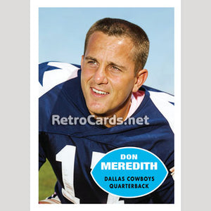 1960T Don Meredith Dallas Cowboys