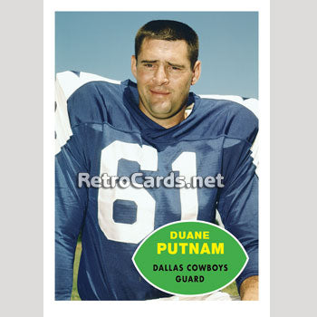 1960T Duane Putnam Dallas Cowboys