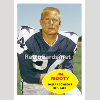 1960T Jim Mooty Dallas Cowboys