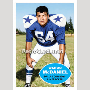 1960T Wahoo McDaniel Dallas Cowboys