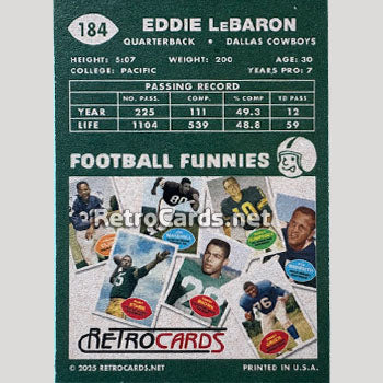 1960T Dallas Cowboys RetroCards Set • series 1