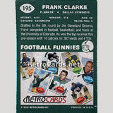 1960T Frank Clarke Dallas Cowboys