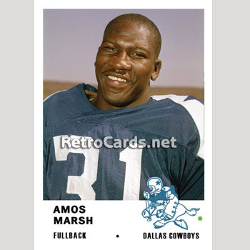 1961F Amos Marsh Dallas Cowboys