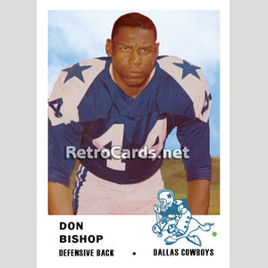 1961F Don Bishop Dallas Cowboys