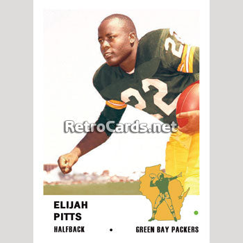 1961F Elijah Pitts Green Bay Packers