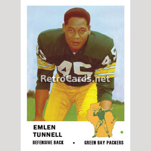 1961F Emlen Tunnel Green Bay Packers