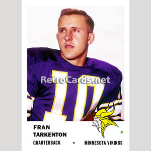 1961F Fran Tarkenton Minnesota Vikings