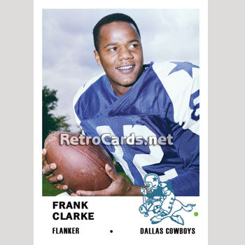 1961F Frank Clarke Dallas Cowboys