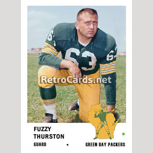 1961F Fuzzy Thurston Green Bay Packers