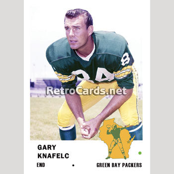 1961F Gary Knafelc Green Bay Packers