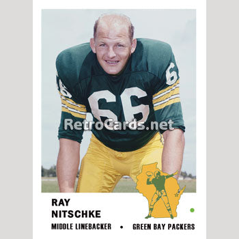 1961F Ray Nitschke Green Bay Packers