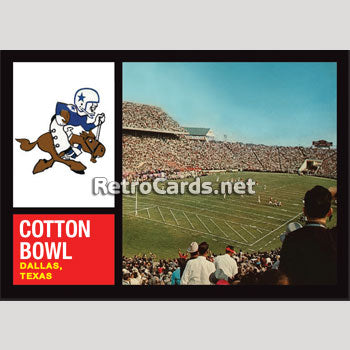 1962T Cotton Bowl Dallas Cowboys