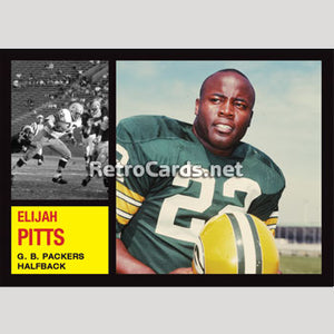 1962T Elijah Pitts Green Bay Packers