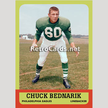 1963T Chuck Bednarik Philadelphia Eagles