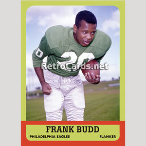 1963T Frank Budd Philadelphia Eagles
