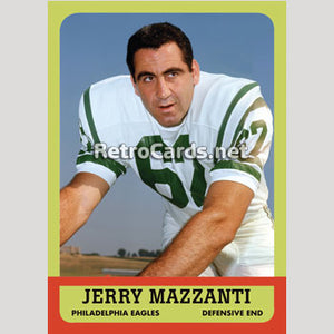 1963T Jerry Mazzanti Philadelphia Eagles