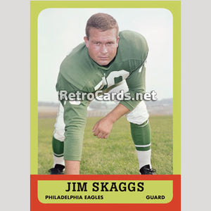 1963T Jim Skaggs Philadelphia Eagles