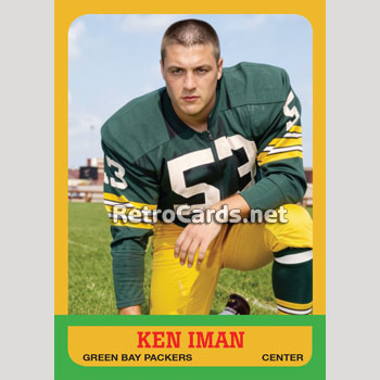 1963T Ken Iman Green Bay Packers