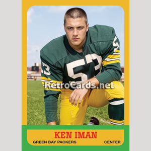 1963T Ken Iman Green Bay Packers