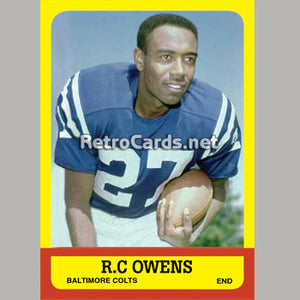 1963T R.C. Owens Baltimore Colts