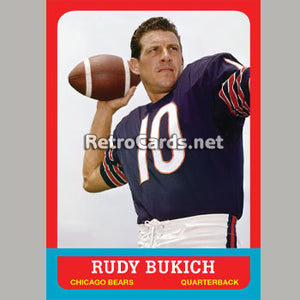 1963T Rudy Bukich Chicago Bears
