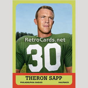 1963T Theron Sapp Philadelphia Eagles