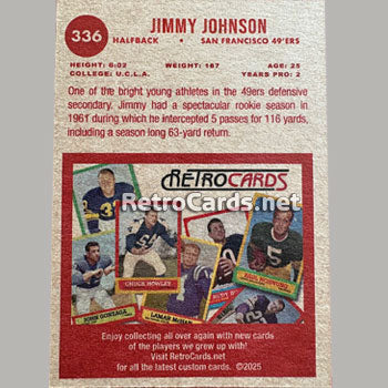 1963T San Francisco 49ers RetroCards Set