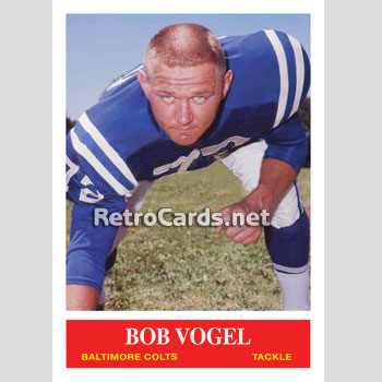 1964P Bob Vogel Baltimore Colts