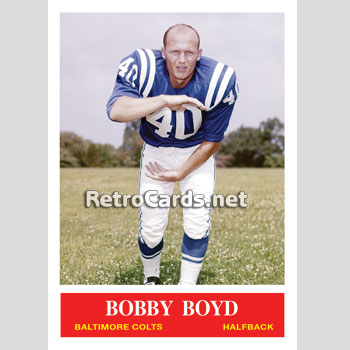1964P Bobby Boyd Baltimore Colts