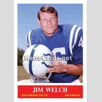 1964P Jim Welch Baltimore Colts