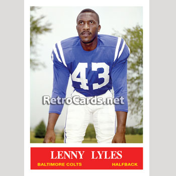 1964P Lenny Lyles Baltimore Colts