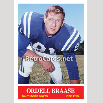 1964P Ordell Braase Baltimore Colts