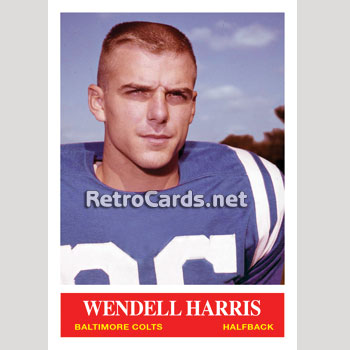 1964P Wendell Harris Baltimore Colts