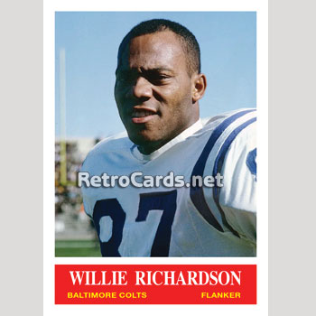 1964P Willie Richardson Baltimore Colts
