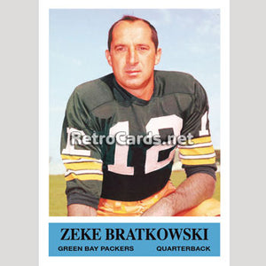 1964P Zeke Bratkowski Green Bay Packers
