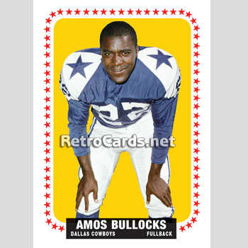 1964T Amos Bullocks Dallas Cowboys