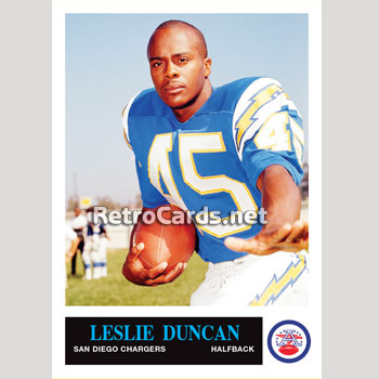 1965P Leslie Duncan San Diego Chargers