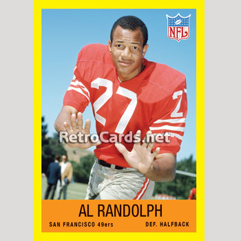 1967P Al Randolph San Francisco 49ers