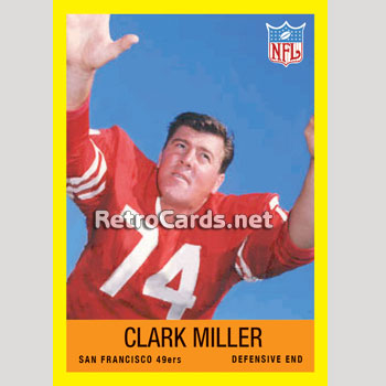 1967P Clark Miller San Francisco 49ers
