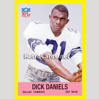 1967P Dick Daniels Dallas Cowboys