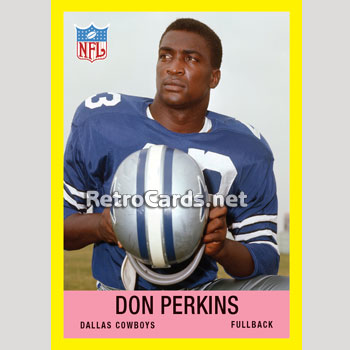 1967P Don Perkins Dallas Cowboys – RetroCards