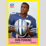 1967P Don Perkins Dallas Cowboys