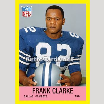 1967P Frank Clarke Dallas Cowboys