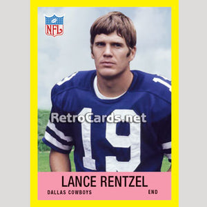 1967P Lance Rentzel Dallas Cowboys