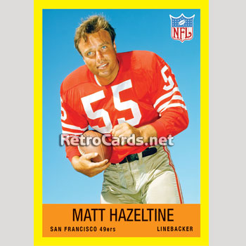 1967P Matt Hazeltine San Francisco 49ers