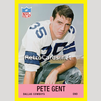 1967P Pete Gent Dallas Cowboys